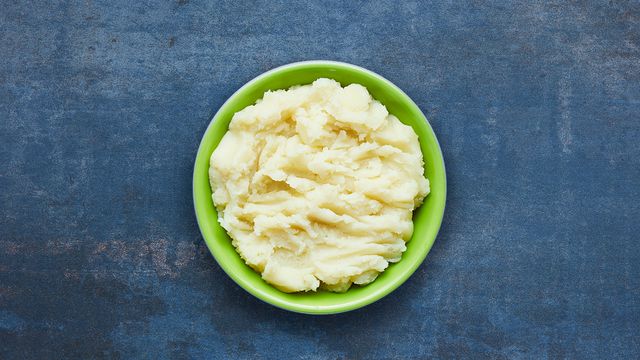 A portion of Creamy Mash in a bowl