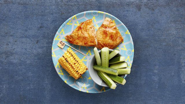 Nandinos Chicken Breast Fillet with option sides of Long Stem Broccoli and Spicy Rice